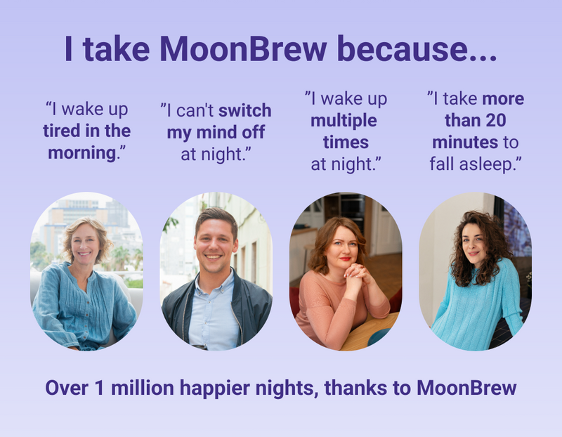 Infographic showing four customer quotes under the headline 